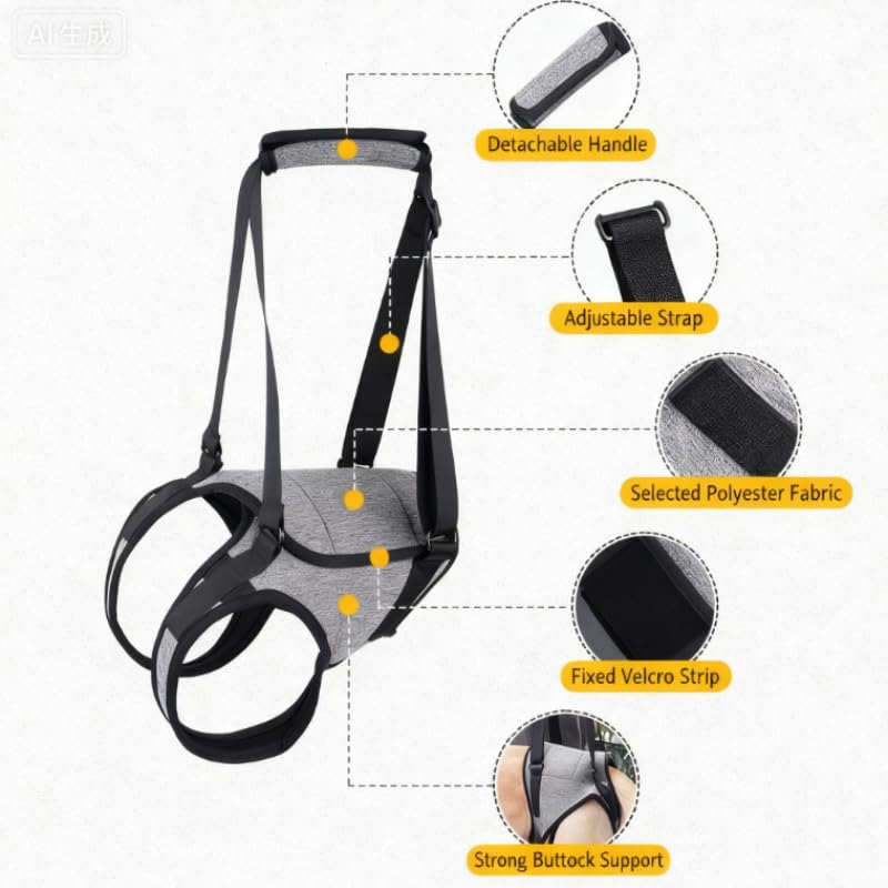 Large Breed Back Leg Support Dog Harness (XL)
