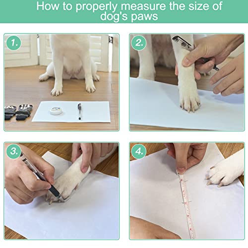 6PCS Anti Slip Dog Socks to Prevent Licking Paws (Medium (6 Count) / Green Cyan)