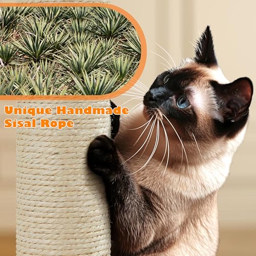 62.5inches Cat Tree Cat Tower Cat Condo with Platform & Hammock (62.5in / Light Gray)
