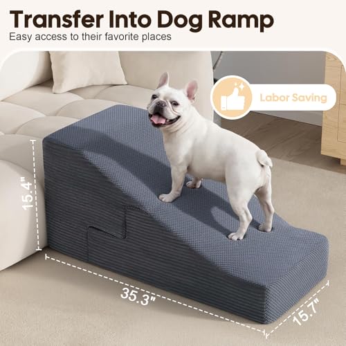 Dog Ramp for Bed Couch (15.7 X 28.3 X 20.4 In)