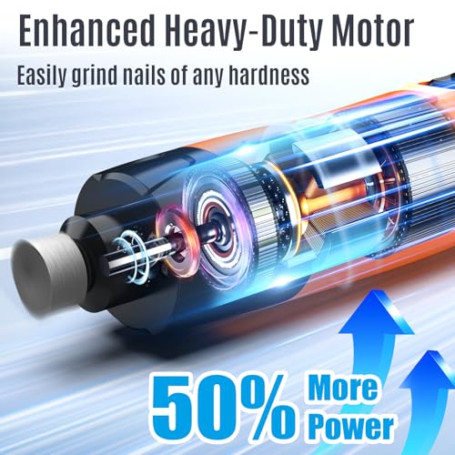 New 6 Speed Dog Nail Grinder (Orange)