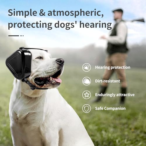 Dog Ear Muffs Noise Protection (Black)