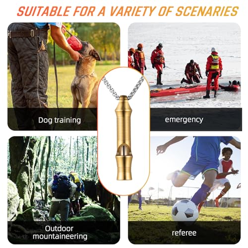 Titanium Emergency Whistle (Gold-1pc)