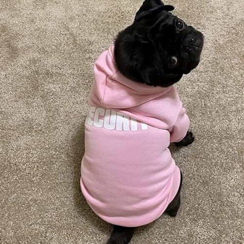 Security Dog Hoodie (#1 Pink(Security) / X-Large (All Breed Sizes))