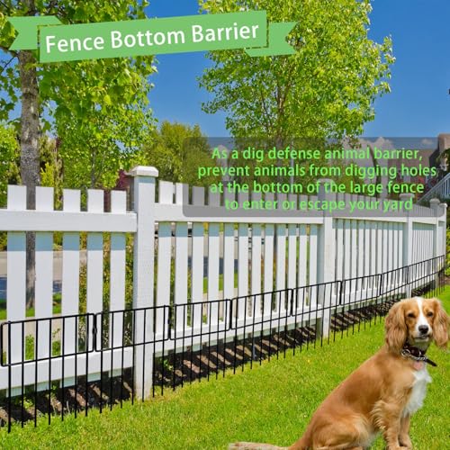 Animal Barrier Fence (Black / 20 Pack,20Ft)
