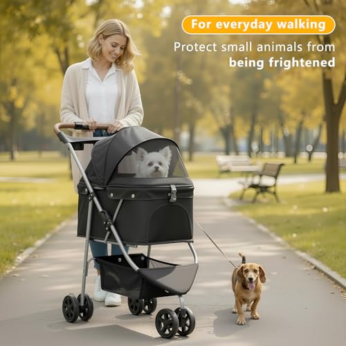 Pet Stroller for Small (Black)