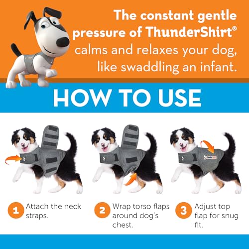 for Dogs Calming Anxiety Vest (X-Small / Platinum)