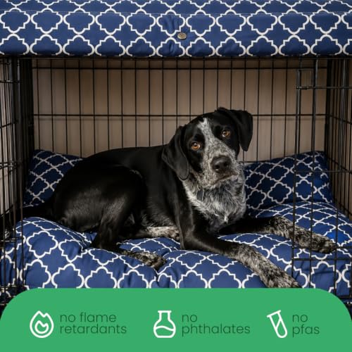 Romeo & Juliet Dog Crate Cover (Romeo & Juliet / 36.0"L x 23.0"W x 25.0"H)
