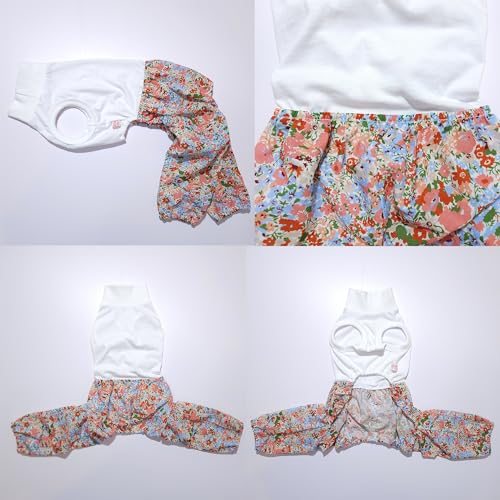 D Doggy Star Italian Greyhound Clothes Mombbe Onesie Outfit Whippet for Dog Coat (L / Mombbe Orange)