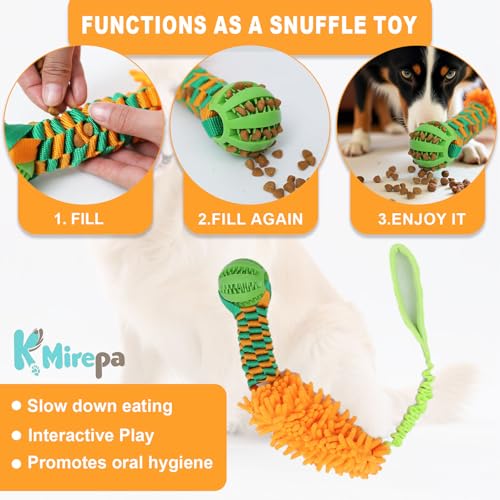 Dog Tug Toy Interactive Dog Rope Toys (Orange Tug Toy / Medium)