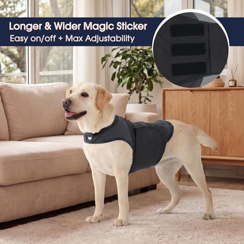 Dogs Anxiety Vest for Great Dane (Grey / XX-Large (Chest: 35.4''-41.3''))
