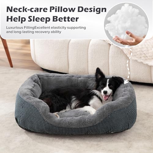 Dog Bed Medium Size (M (30"x24"x9") / Dark Grey)