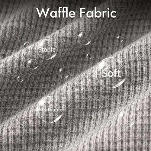3Pack Dog Shirts Lightweight Waffle Dog Shirt for Small DogsSleeveless Dog Shirt for Small Medium Boy Girl Dogs Cozy & Breathable Pet Vest (XL(Back: 17.7", Chest: 22.8", 19.8-29.8lbs) / Light Green+Light Grey+Iron Blue)