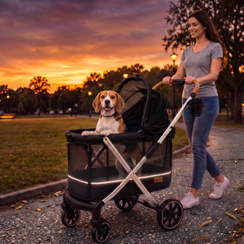Dog Stroller for Medium and Small Dogs