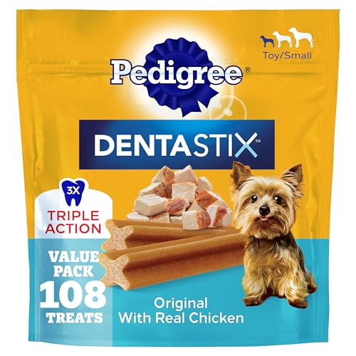 Dentastix Small & Medium Dental Dog Treats (108 Count (Pack of 1))