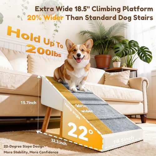 Dog Ramp for Couch (White)