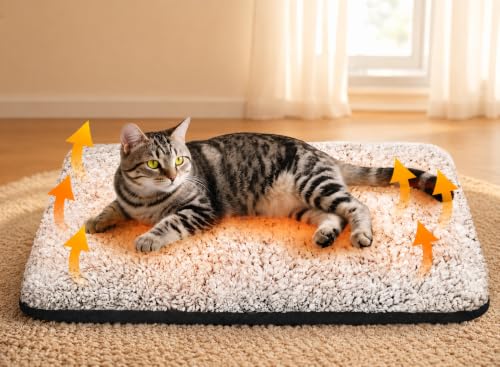 Self Warming Cat Bed (Gray / 15"x19")