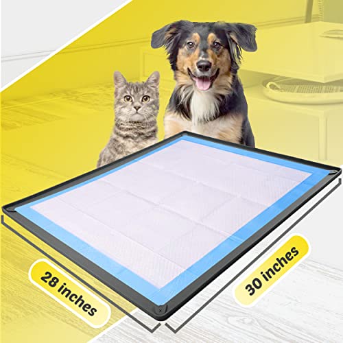 Dog Pee Pad Holder Tray Fits for 28” x 30” Pee Pads - PetSolution