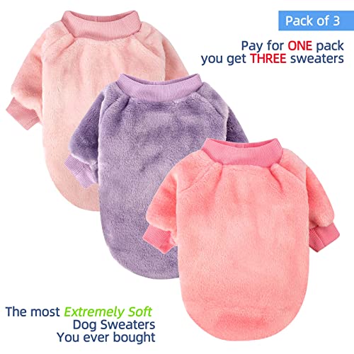 Dog Sweaters 3 (Pink,Purple,Light pink / XX-Large)