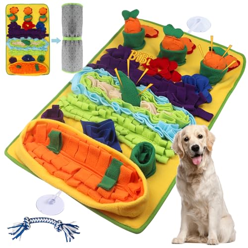 Snuffle Mat for Dogs (Blue-Yellow)