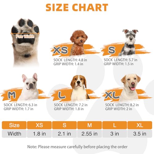 Anti Slip Dog Socks Shoes for Hot Pavement to Prevent Licking Paws Scratching (Pink / Small (4 Pack))