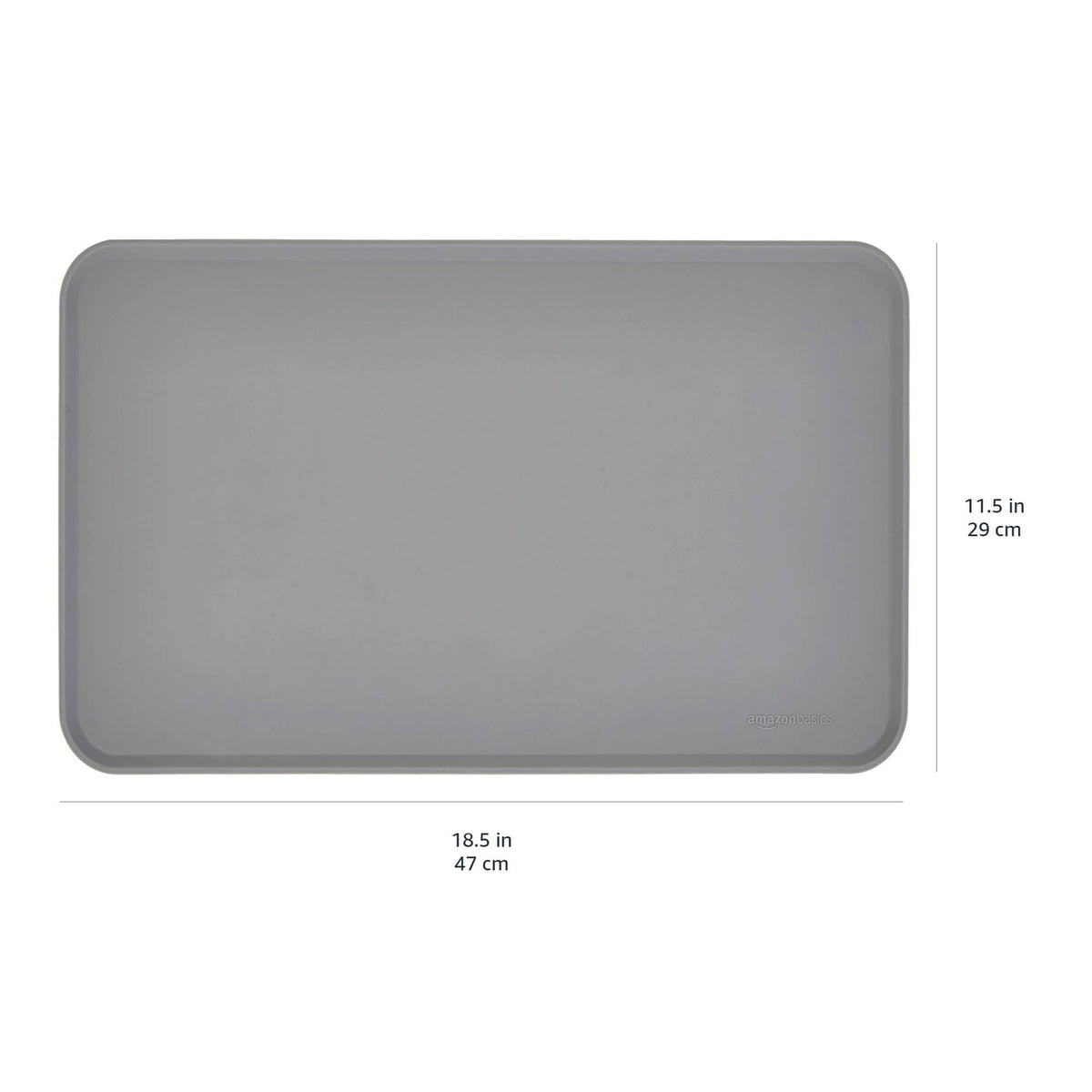Waterproof Non (Gray / 18.5" x 11.5" (2-Pack))