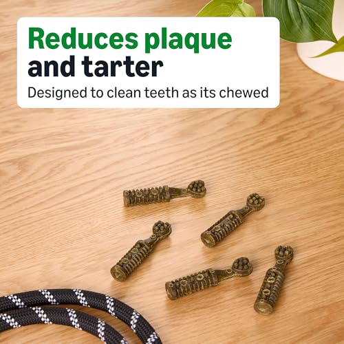 Dental Dog Treats to Help Clean Teeth & Freshen Breath (Tiny Dogs (5 – 15 lb) / 130 Count (Pack of 1))