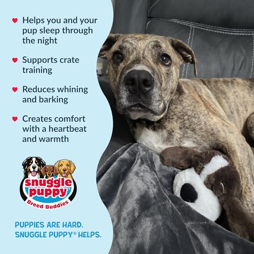 Snuggle Puppy Heartbeat Toy (Mocha / 1 Count (Pack of 1))