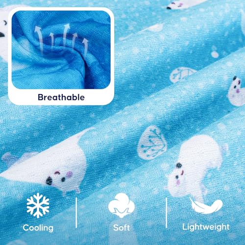 2Pack Dog Shirt for Medium Dogs Soft Breathable T (X-Large (18-30lbs) / 1# Polar bear+Ice)
