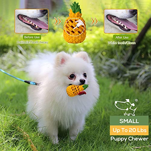 Indestructible Pineapple Dog Toy (4.3 In)