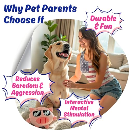 Dog Toy for Aggressive Chewers (Pink)