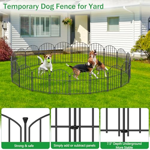 No Dig Garden Fence Panels (17in(H) x 21ft(L))