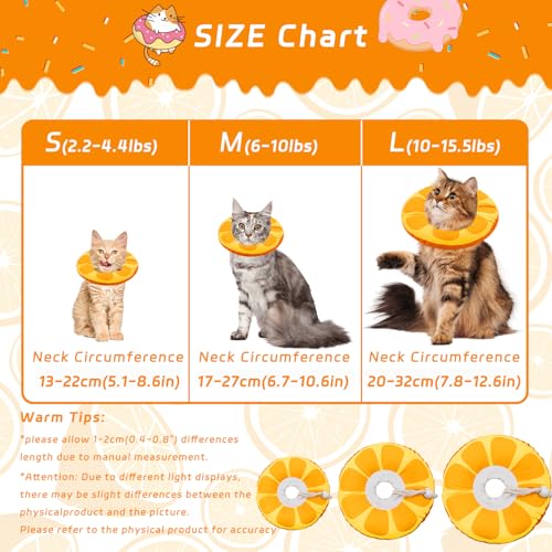 Cat Cone Collar Soft (Orange / Large)