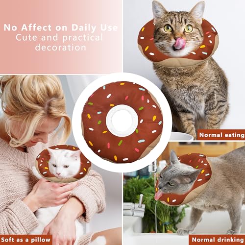 Cat Cone Collar Soft (Waterproof Brown / Medium)