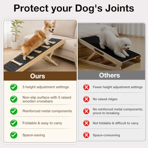 Foldable Dog Ramp for Bed & Couch