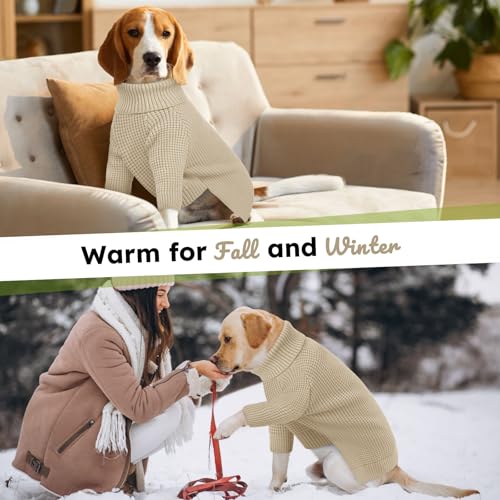 Soft Large Dog Sweater (Apricot / XXX-Large)