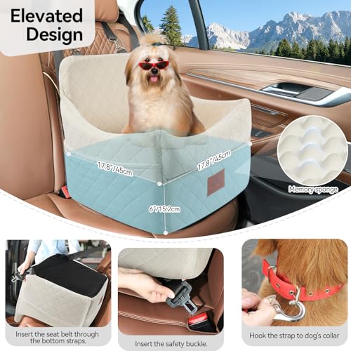 Dog Car Seat for Small (Beige)
