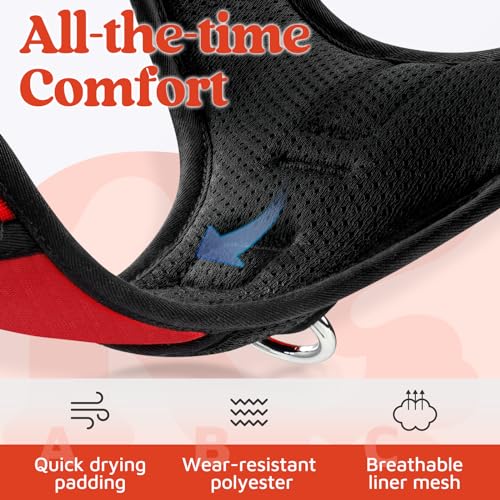 Dog Harness Small Sized (Red / Small)