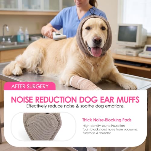 Dog Ear Muffs Noise Protection (Khaki / Small)