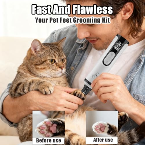 Silent Pets Nail Grinder with 2 Lights and 3 Speeds