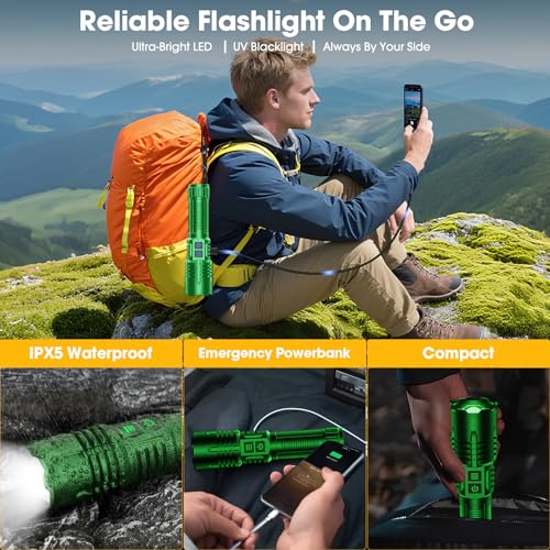 UV Flashlight (2PCS Green)