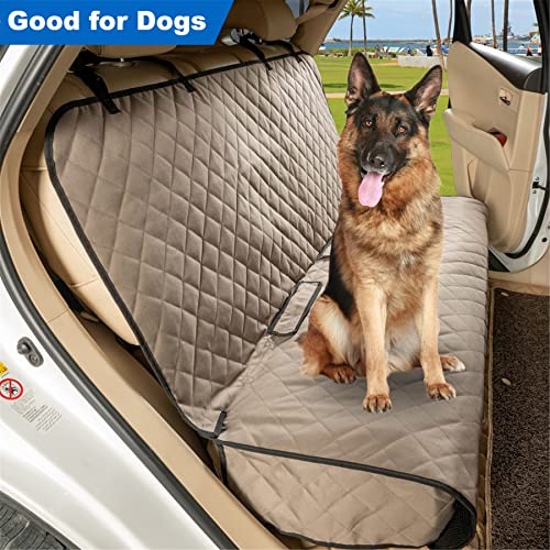 Bench Car Seat Cover Protector (52" L × 62" W / KHAKI)