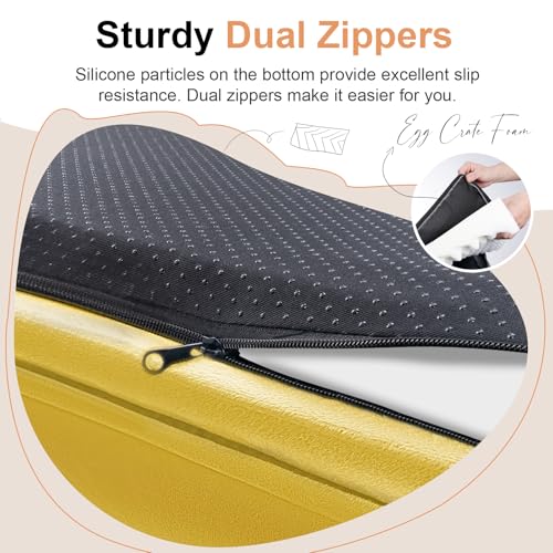 Orthopedic Dog Bed for X (Ginger / 40.0"L x 32.0"W x 6.5"Th)