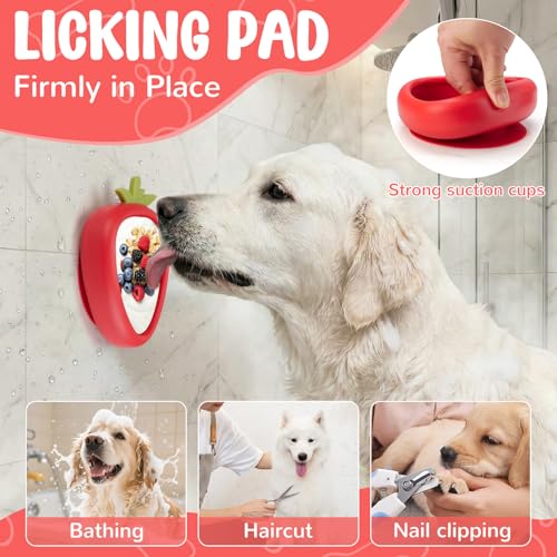Freeze Dog Lick Bowl (S / B- Red)