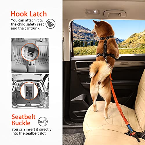 Orange Dog Seatbelt (Carrot Orange)