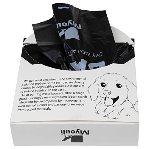 300 Counts Extra Thick Dog Poop Bags With Handles (300 Count (Pack of 1))
