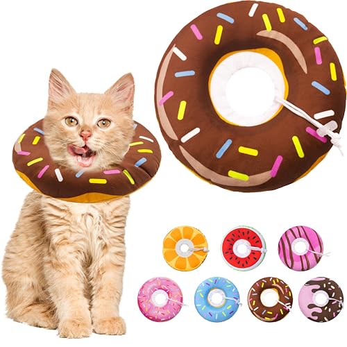 Cat Cone Collar Soft (Donut Brown / Small)