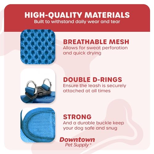 Step in Dog Harness for Small Dogs No Pull (Medium / Cobalt)
