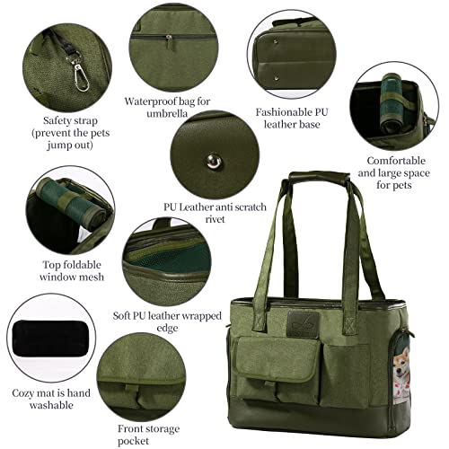 Dog Carrier Cat Carrier (Green)