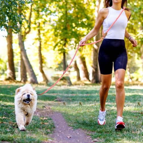 Hands Free Dog Leash (Coral Red / 8FT Hands Free)